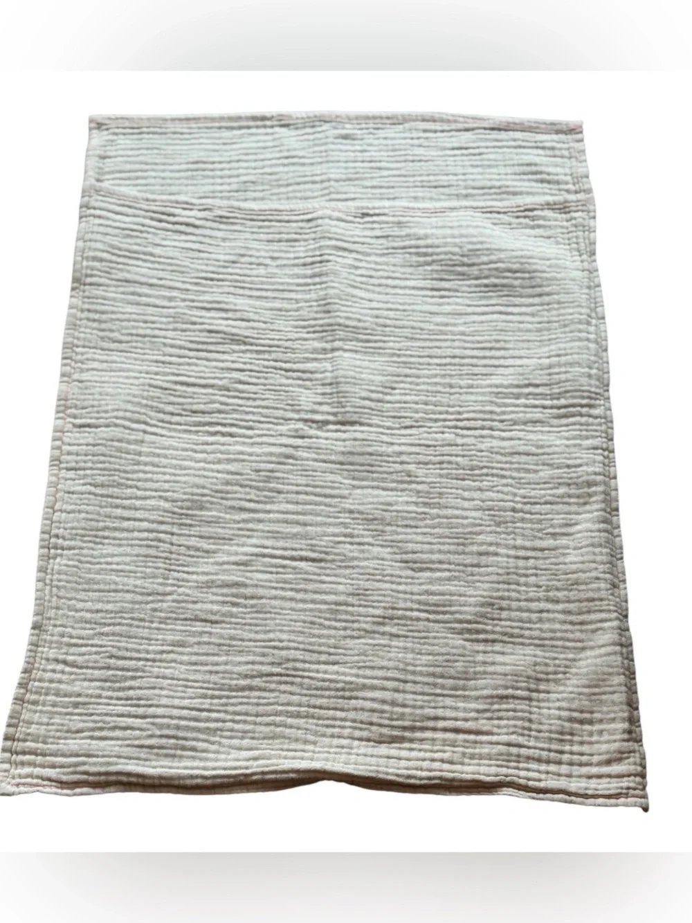 abcDNA Ruya Ivory Muslin Gauze Pillowcase 20x28 NWT Luxury Bedding